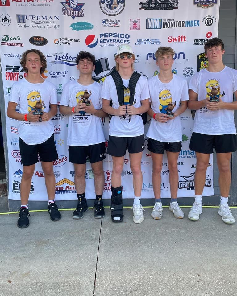 The Rebels were third in the boys' 15-18 age division. The Rebels featured Cooper Harvey, Jace Chapman, Trent Brandow and Brady Hollman. Nick Kessler served as the coach.