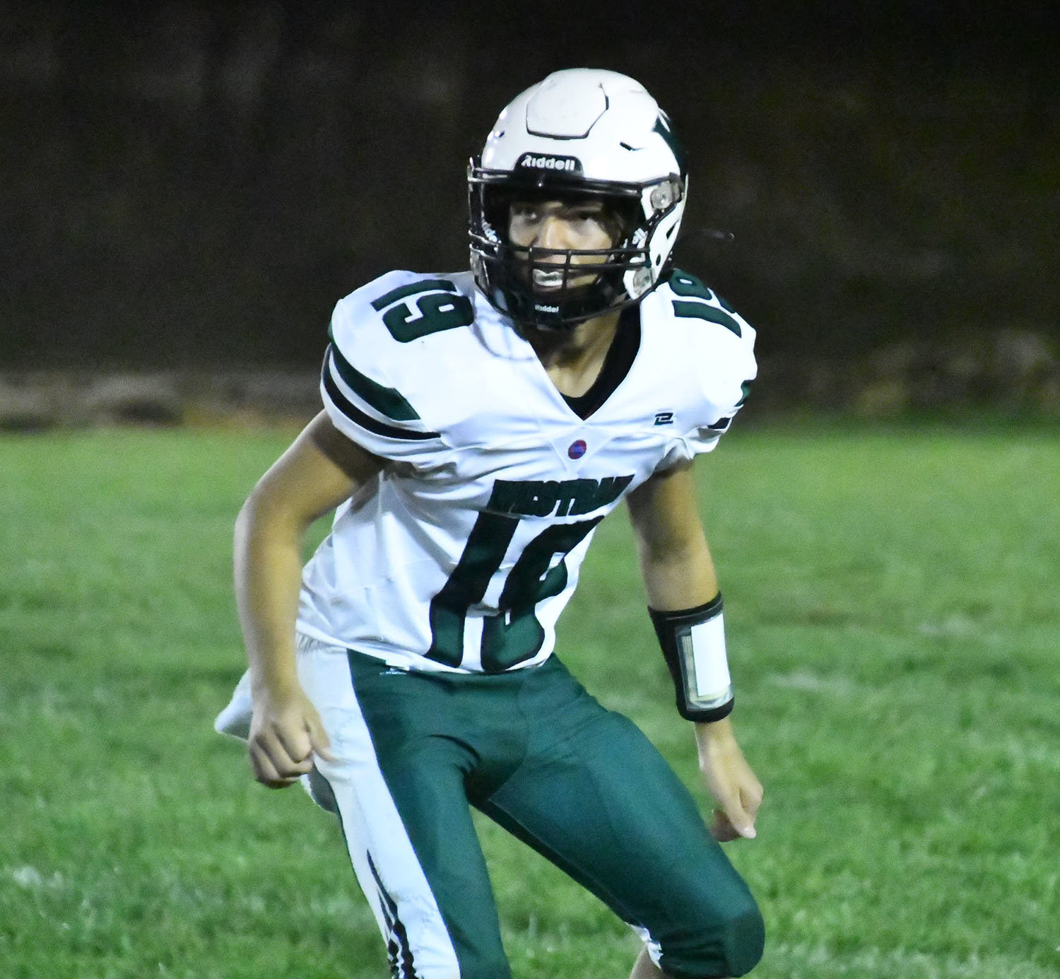 Westran's Gage Adler had an interception and three passes defensed during Friday's 46-8 win at Paris.