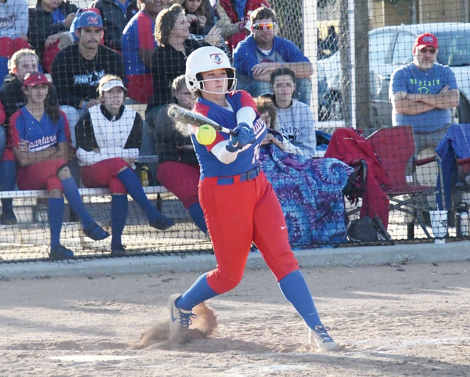 Jade Mickle (18) went 3-for-3 at the plate during Tuesday's 7-1 victory over Cairo.