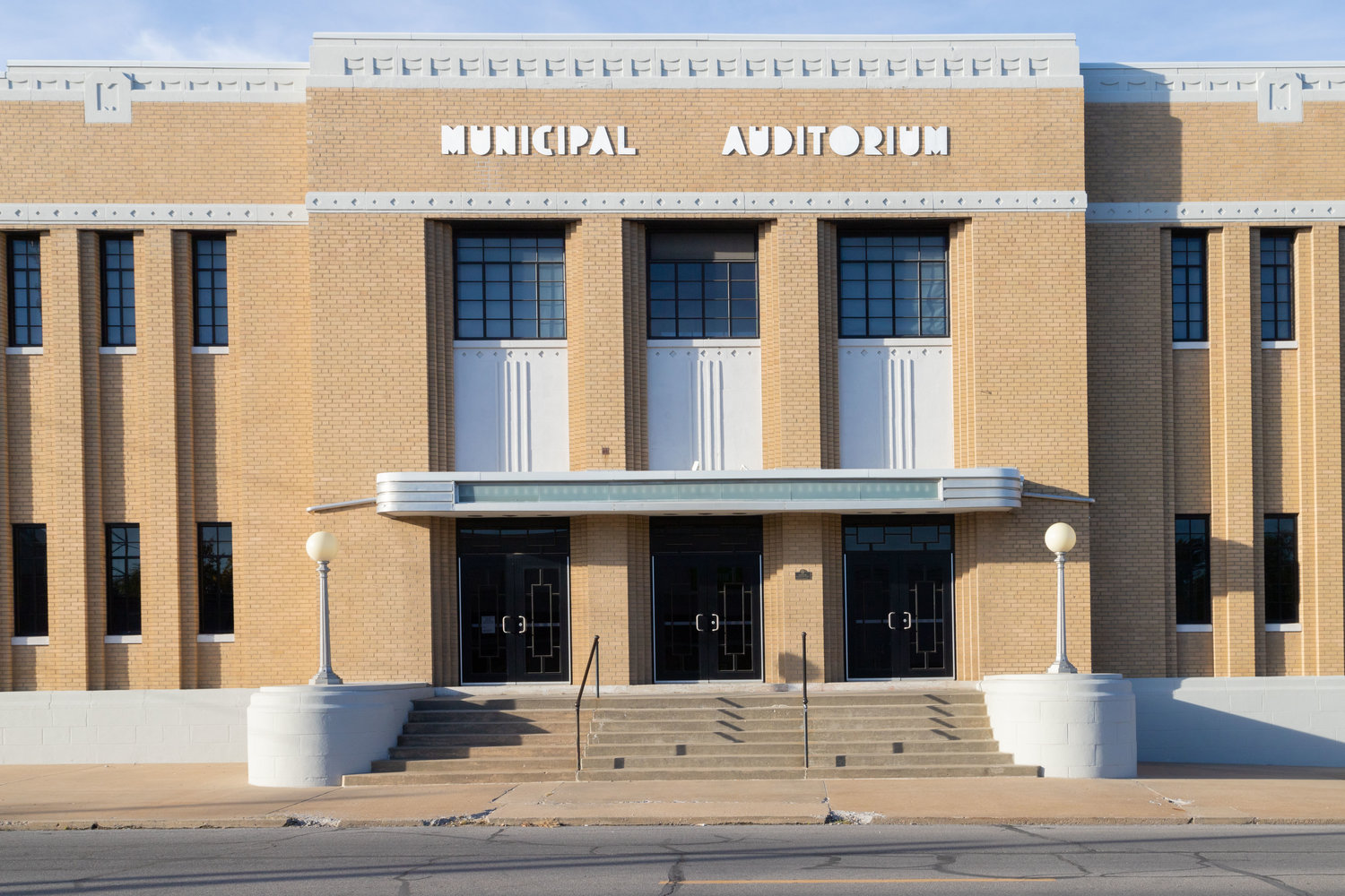 Moberly’s Municipal Auditorium, built in 1939, is an example of the architecture of Moberly’s Ludwig Apt.