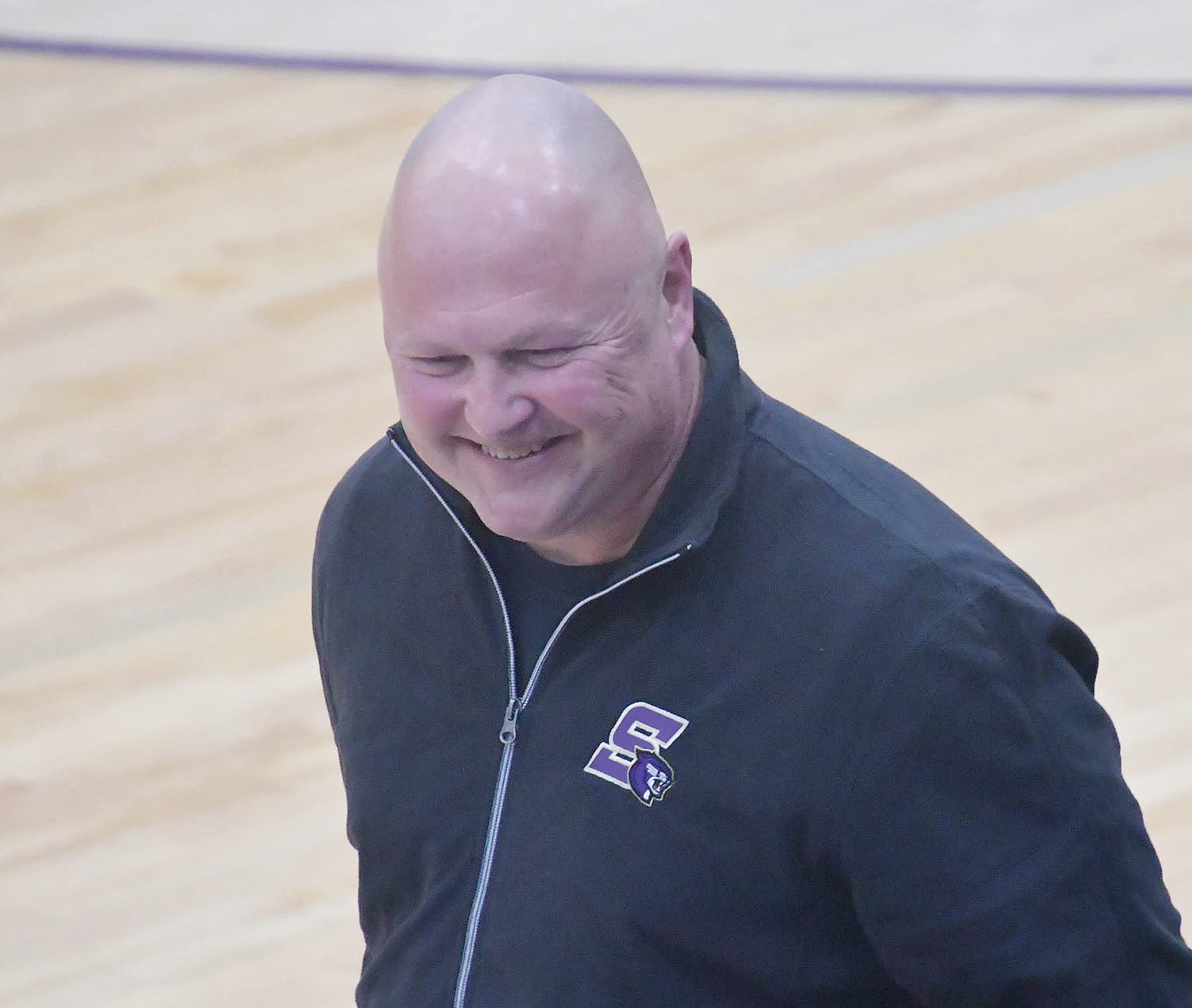 Nate King, Salisbury head softball coach, was recognized at halftime. King was recently inducted into the Missouri Fastpitch Coaches Association Hall of Fame.
