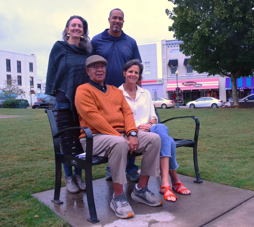 Shown above are the co-leaders of the Burke Coalition for Reconciliation. Seated are Allen Fullwood and Carolina Avery. Standing are Molly Hemstreet and the Rev. George Logan