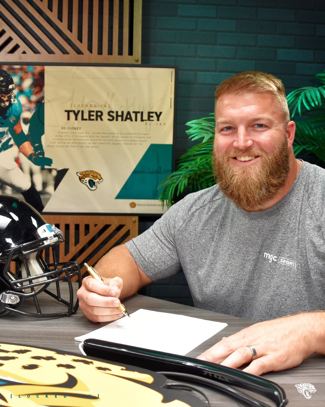 Valdese native and East Burke alum Tyler Shatley on April 19 re-signed with the Jacksonville Jaguars to start his second decade in the NFL.