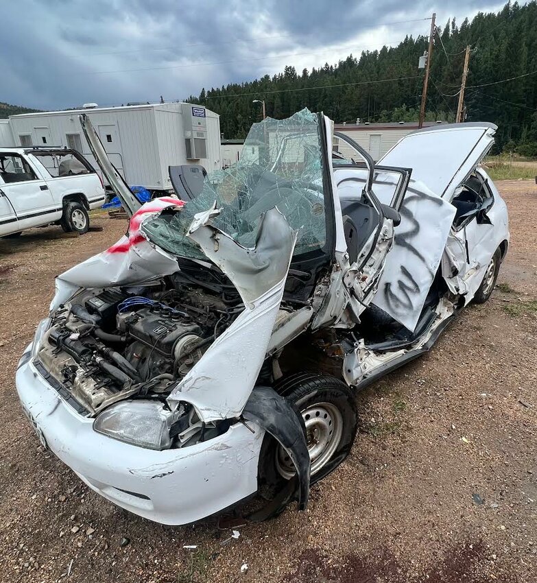 The NFPD hosted a vehicle extrication training and practiced on cars donated by residents.