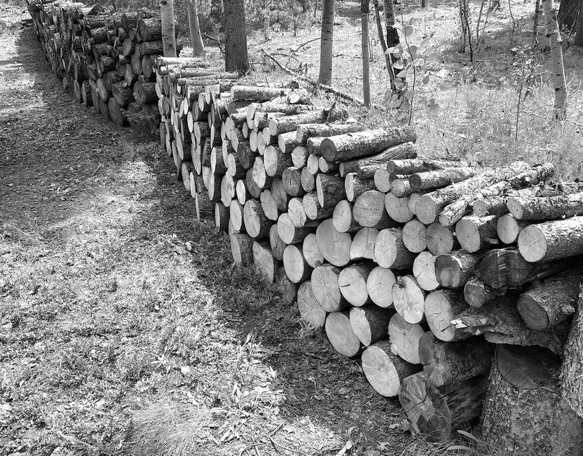 Mountain boundaries  Winter wood stacks, prepared over the summer and fall and sometimes used to mark property lines between neighbors, can be reminders of healthy, flexible family boundaries.