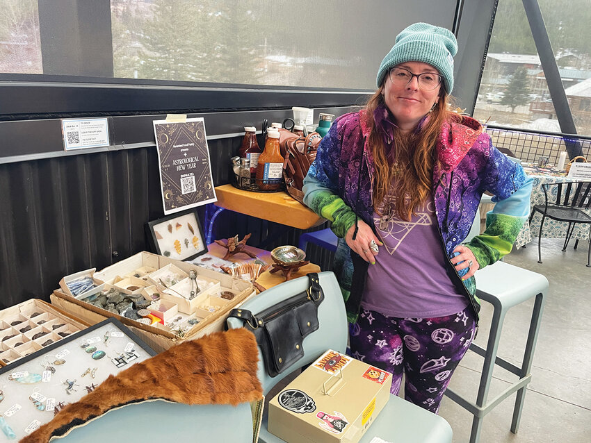 Earth EnergyMindy Leary showcased her minerals and crystals, as well as found objects and jewelry, which are known to hold healing energy.