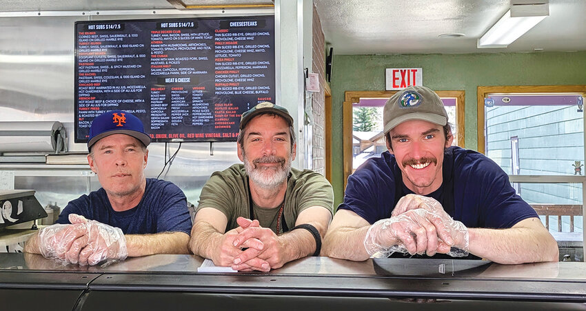 East Coast Deli in the heart of NedChris Wilson, Ross Alper, and Ben Parzich are ready to serve up East Coast delicatessen-style sandwiches.