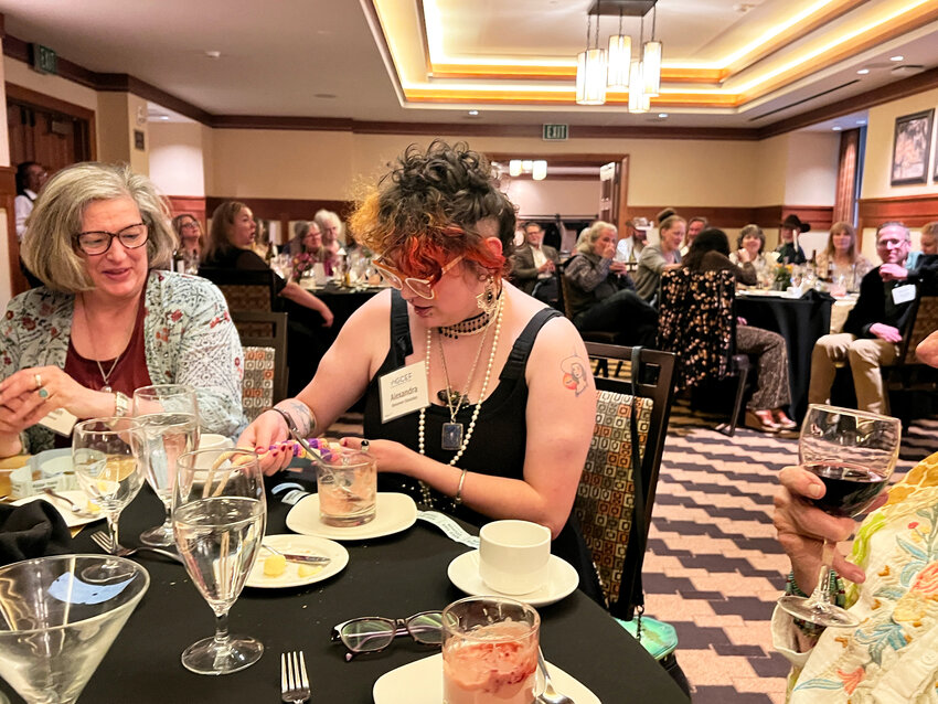 The Gilpin County Educational Foundation (GCEF) held its annual Scholarship Dinner at the Ameristar Casino.on Saturday, April 26. The student speaker was the 2024 scholarship recipient, Jordanna Gagnon, who is attending Colorado State University, Justin Gold of Justin's Nut Butter was the keynote speaker.  All money raised from the dinner is awarded to graduating seniors attending post-secondary education.