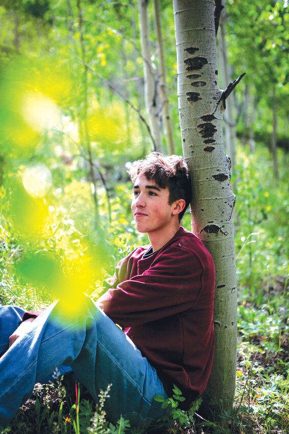 Future contemplationsHigh school student Aiden Zeilbeck takes a moment to reflect and capture a memorable moment during his senior year.