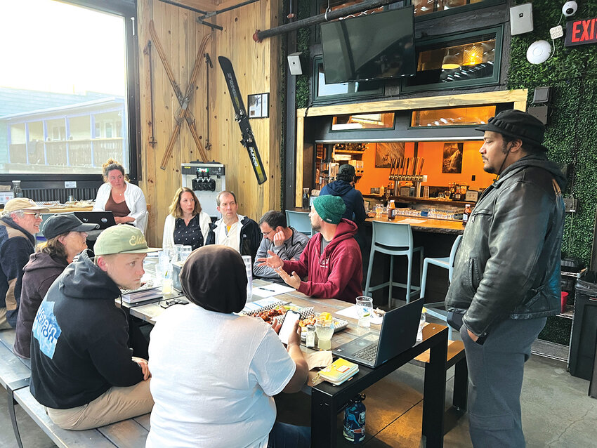Brainstorming sessionThe Peak to Peak Chamber of Commerce hosted a gathering to think about the upcoming Sundance Film Festival in Boulder.