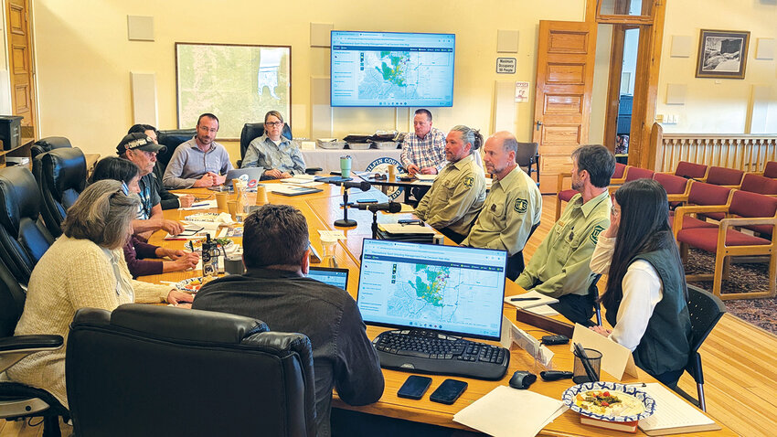 Joint meetingClear Creek and Gilpin commissioners meet with USFS representatives.