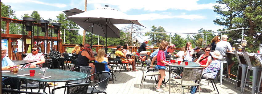 Tavern patioThe Canyon Tavern boasts an outside patio area.