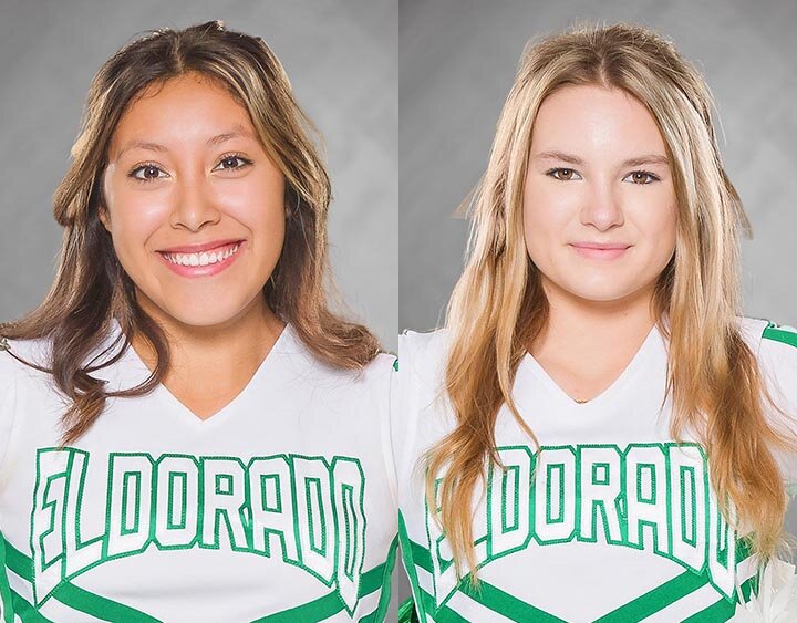 Eldorado High School is proud to announce EHS varsity cheerleaders Heidi Estrada and Addy Triplett will represent Varsity Spirit in the London New Year’s Day Parade in London, England from December 26, 2023 – January 2, 2024.