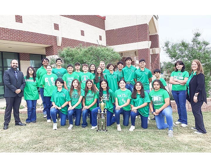 AND THE BEAT GOES ON -- The Eldorado Middle School Band received a Division 1 Rating at the Clyde Band Festival on Friday, April 18th. Congratulations, Mighty Eagle Middle School Band! -- COURTESY PHOTO