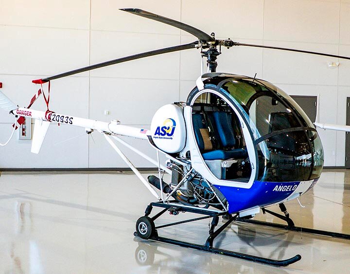 ASU WHIRLYBIRD -- Angelo State University’s newest degree track will offer students the opportunity to learn about helicopter flight operations and earn a license as a helicopter pilot. --  COURTESY PHOTO