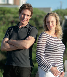 ￼John Shea, artistic director, and Gabrielle Gould, executive director of Theatre Workshop, have turned the struggling theater around in the four years they have worked together. Now they are searching for a permanent space for the 57-year-old island theater company.