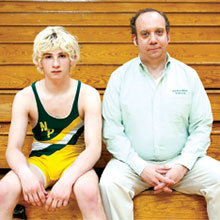 McCarthy found Alex Shaffer, left, a talented high school wrestler, to appear in "Win Win," a film that explores ethics and morality. Veteran actor Paul Giamatti, right, plays the lead role.