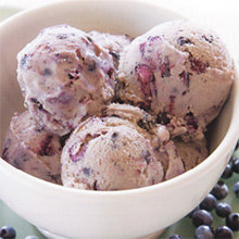 Cinnamon Blueberry Ice Cream
