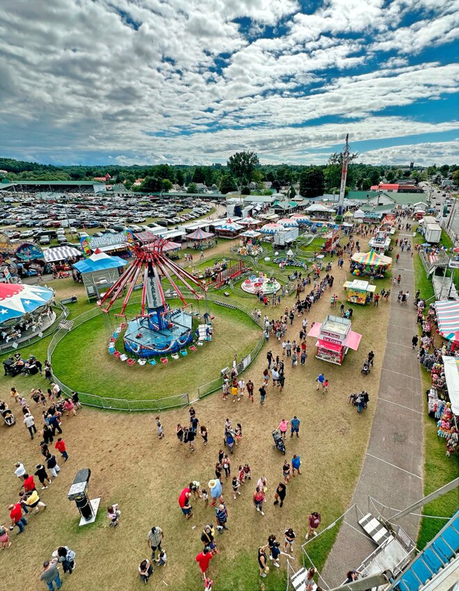 Franklin County Fair from above North Country Now