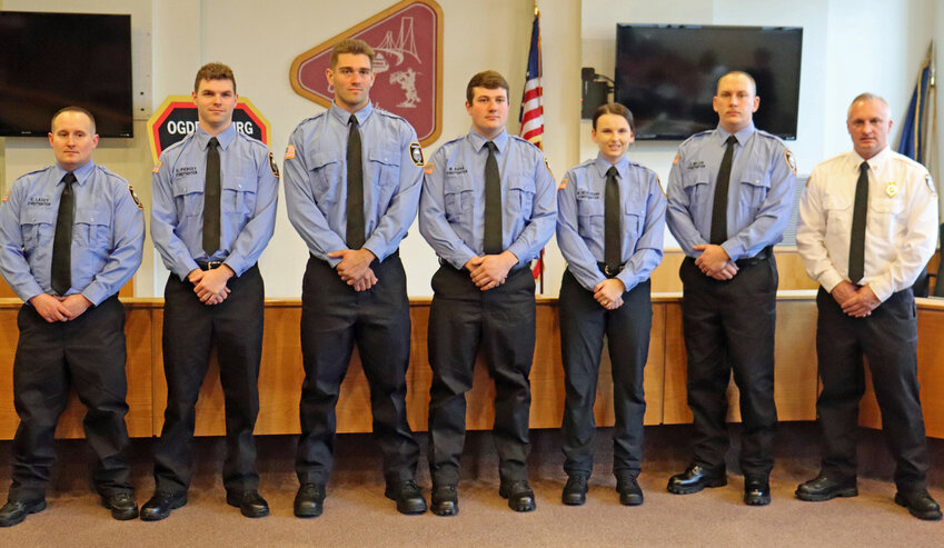 Ogdensburg adds six new firefighters and makes history as first woman ...