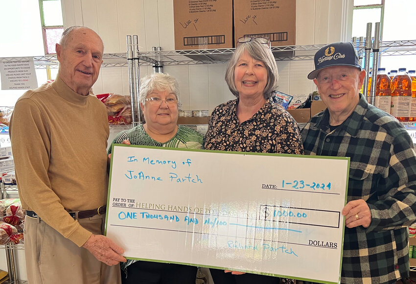 JoAnne Partch honored by gift to Helping Hands in Hannawa Falls - North ...