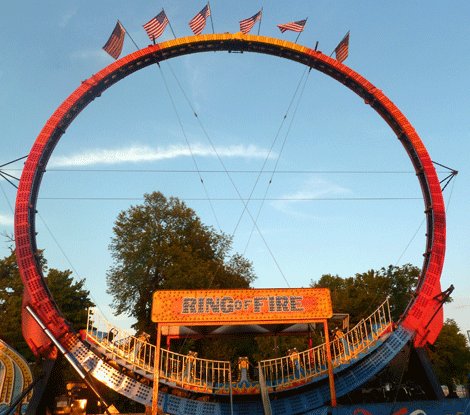 Carnival rides set up at Gouverneur fair - North Country Now