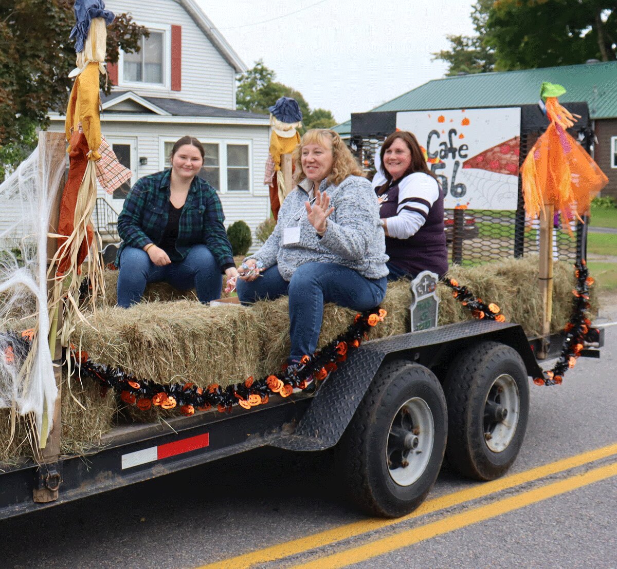 [img_assist|nid=327691|title=The Norwood-Norfolk Central School Trap Team had a float in the Norfolk Fall Festival parade on Main St. Saturday. From left are members Clint Crosbie, Matthew and Patrick Nolan, and assistant instructor Jason Coller.|desc=|link=none|align=middle|width=878|height=900]