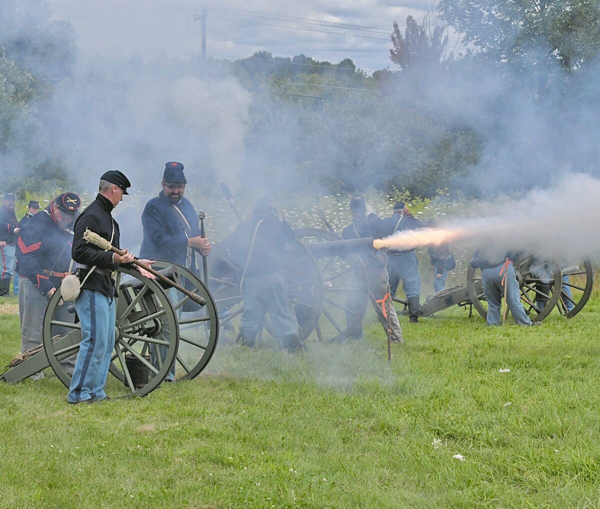 Cannon fire at Civil War reenactment in Madrid - North Country Now