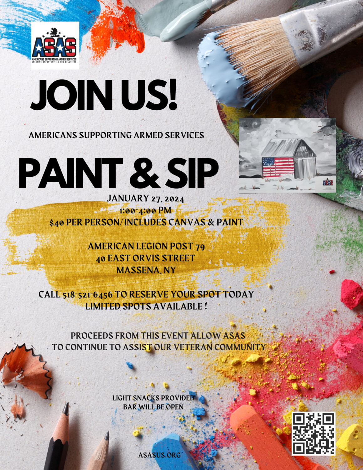 ASAS Paint & Sip - North Country Now