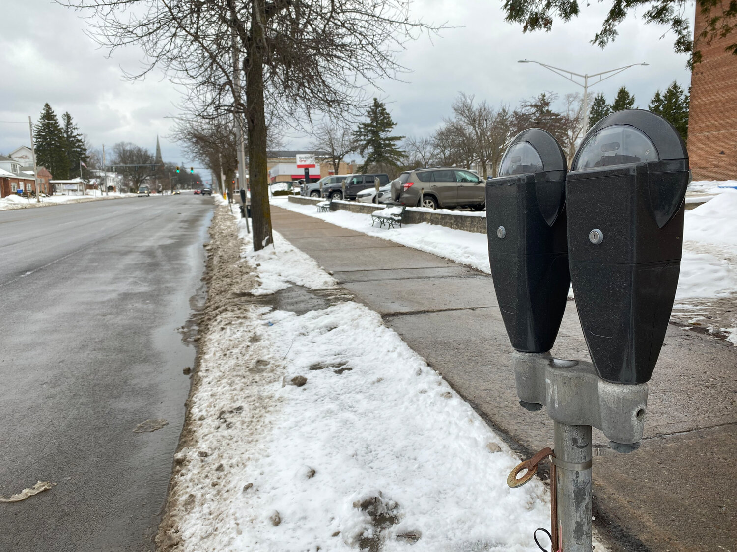 Parking on Elm Street in the Village of Potsdam is largely under utilized according to a recent Clarkson study on parking in the downtown business district. Adam Atkinson | NCTW