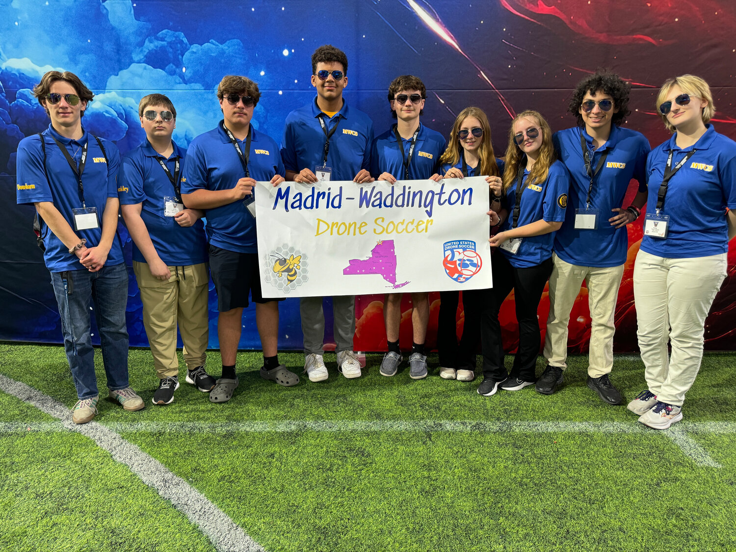 Madrid-Waddington Central places sixth in U.S. Drone Soccer National ...