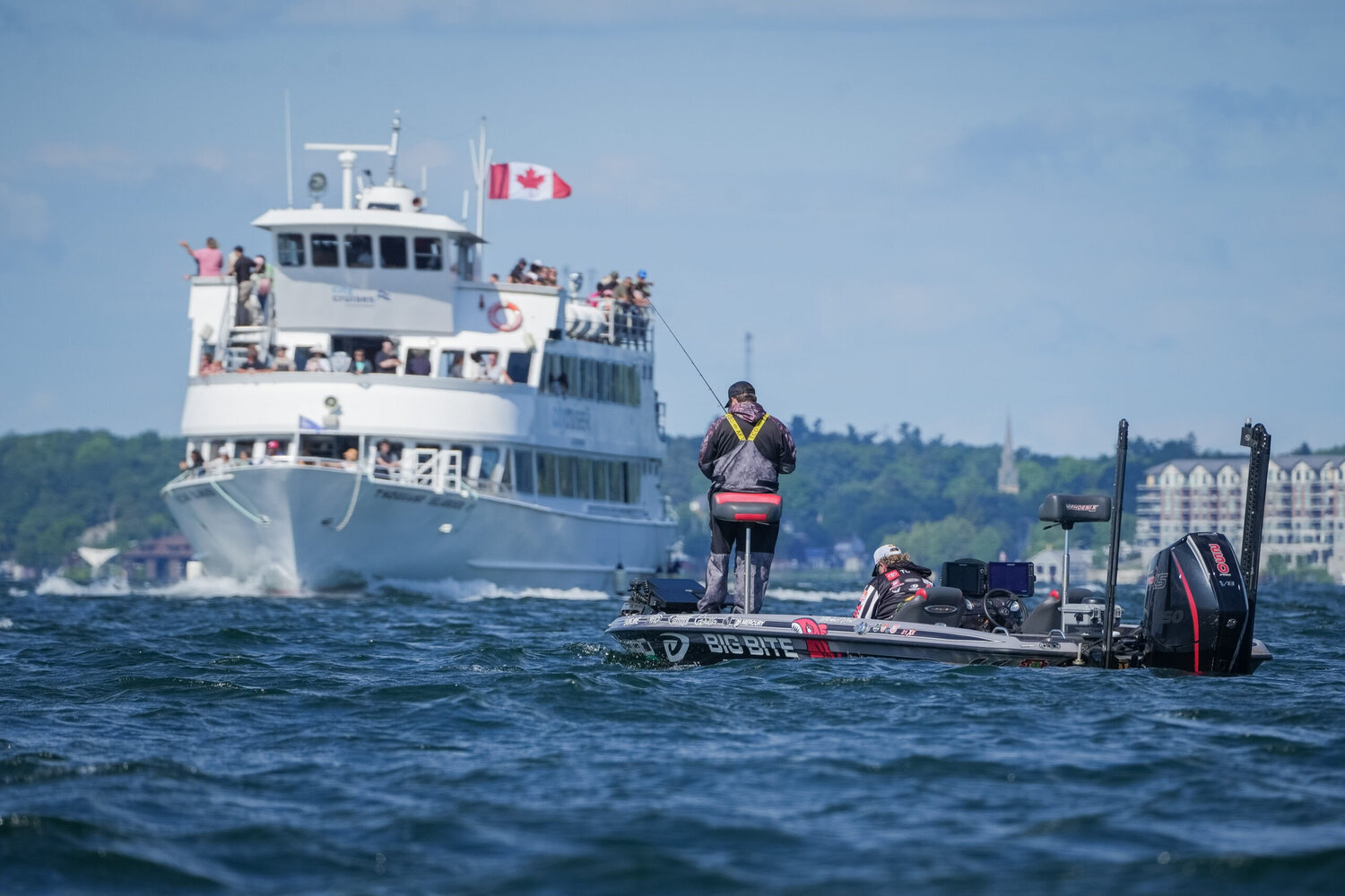 Neal leads the final 10 anglers for the MLF Bass Pro Tour Championship Round; a watch party is planned in Massena today