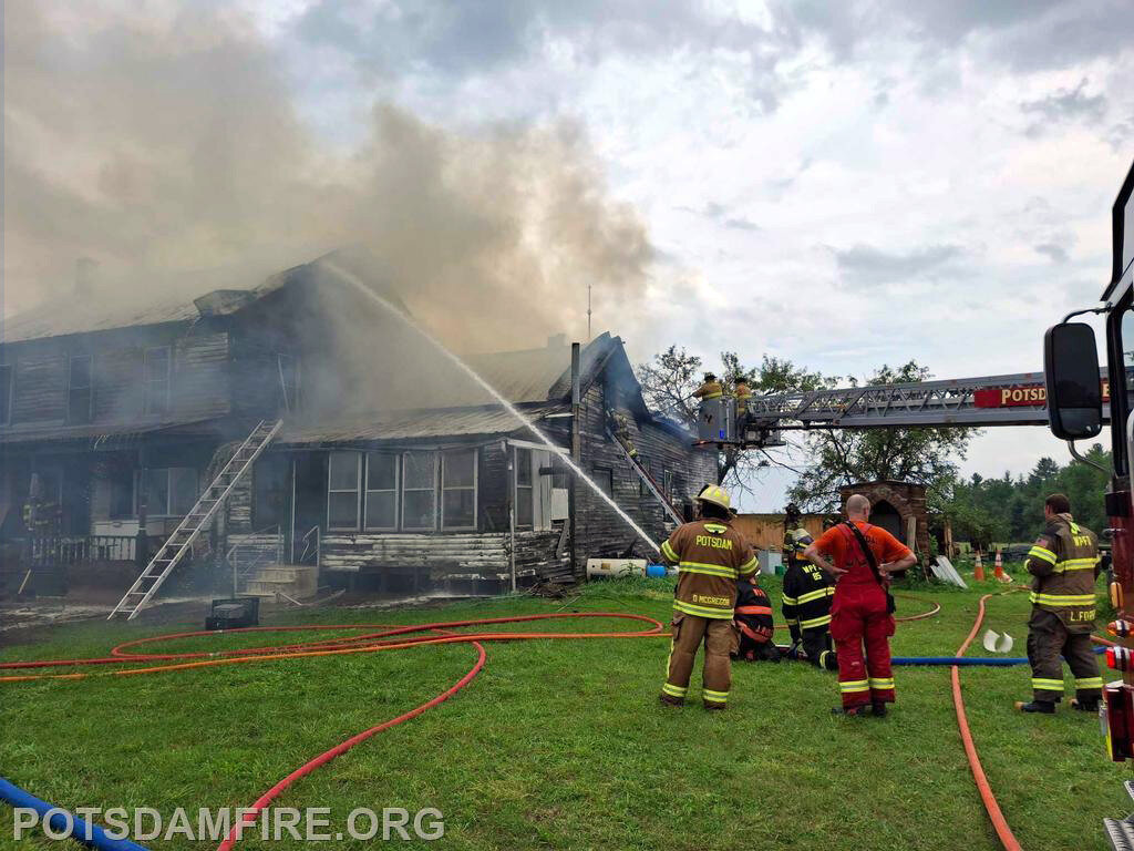 Amish house burns in Potsdam