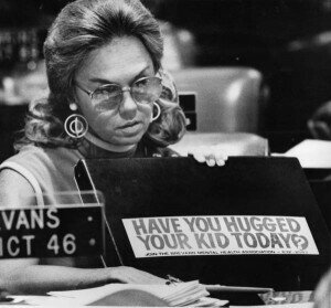 Evans Jones in the Florida House Chamber, 1976.  Courtesy:  Florida Memory Project