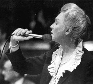 Evans Jones on the House floor, 1986.  Courtesy:  Florida Memory Project