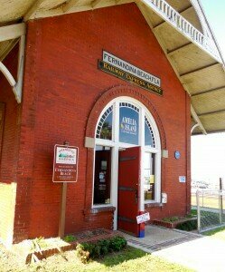 Centre Street view of train depot today