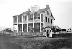The Yulee homestead in Fernandina Beach, located at the corner of Alachua and N. 3rd Street. (No longer standing.)