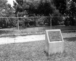 Marker located today near the site of the Yulee house on Alachua and N. 3rd Streets