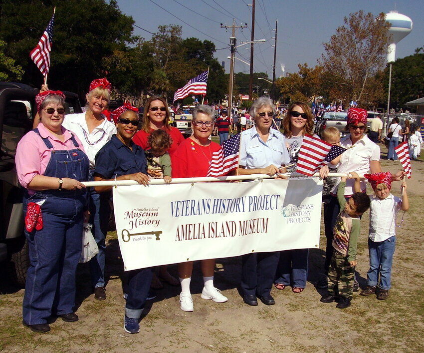 2006 Veterans Day Parade unit representing local Veterans History Project.
