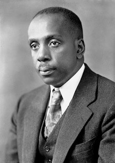 Howard Thurman when he was at Howard University in the 1930s.
