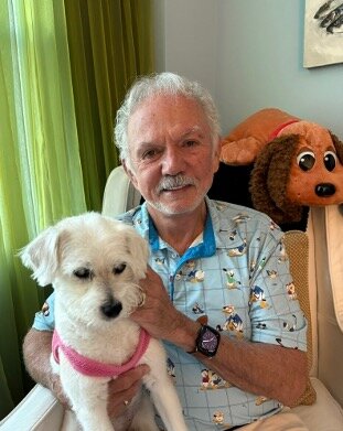 Mike Bowling and Bella.