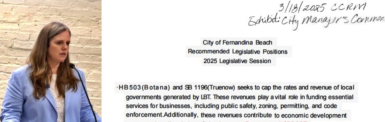 Campbell provided a list of proposed bills to commissioners.