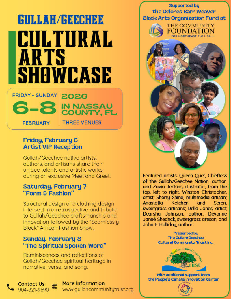 Gullah/Geechee cultural arts showcase February 6-8 - Fernandina Observer