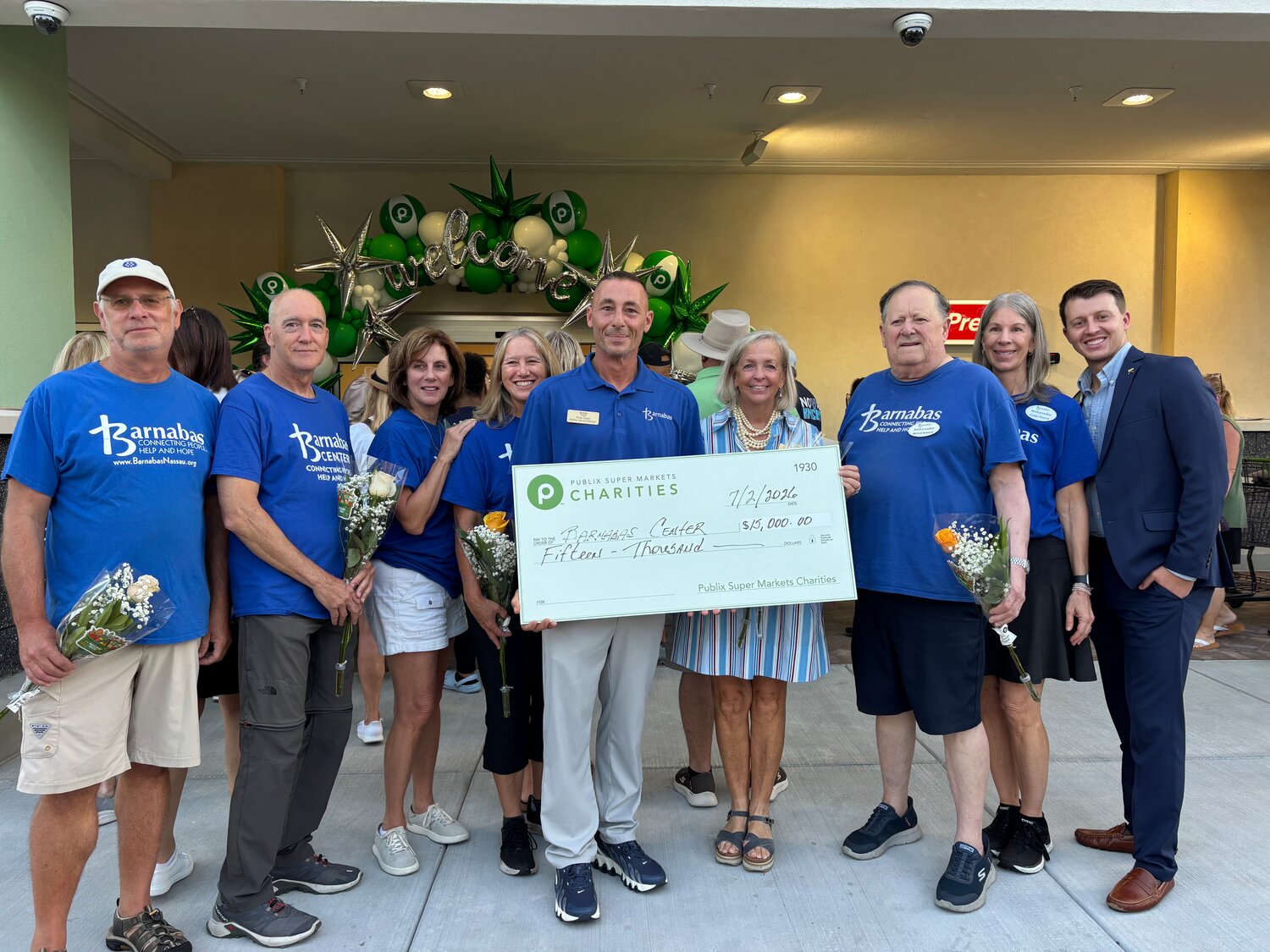 Publix Super Markets Charities gifts $15,000 to Barnabas Center Food Pantry