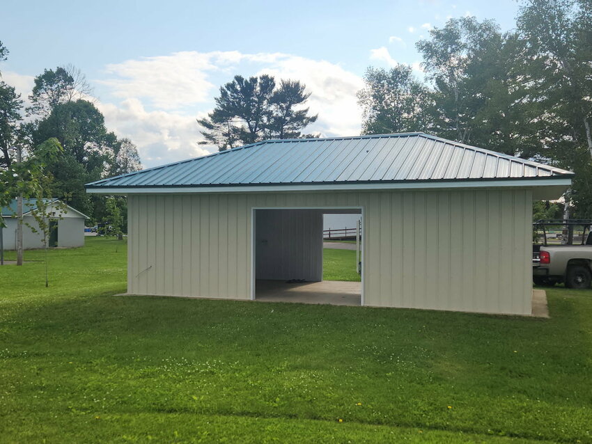 The Stanley Sportsman’s Club sponsored the remodeling of the pavilion near the tennis courts in Chapman Park. The structure, now enclosed following renovations completed by Cornerstone Construction, will soon have rolling doors installed to complete the upgrade.