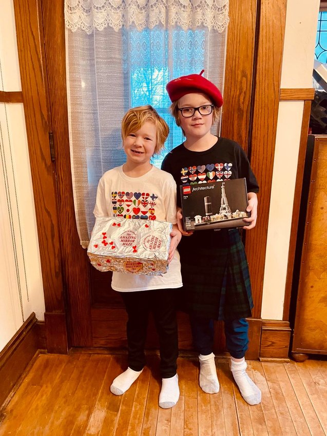 Jude (left) and Lennon Mornson, students at Ellsworth Elementary School, are joyful kids who enjoy a variety of hobbies. Jude has said he’d like to be a nurse someday, like his mom.