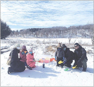 ice fishing family fun
