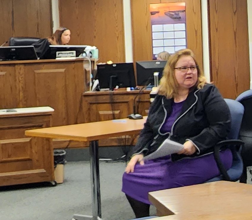 Mary K. Brown, 38, Durand, appeared in Pierce County Circuit Court Tuesday, Dec. 6, where she was ordered to post a $150,000 signature bond on charges related to her amputation of a patient&rsquo;s foot at Spring Valley Health Care Center.