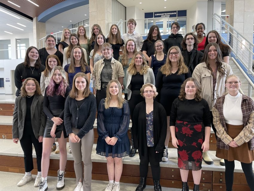 The Prescott High School speech team advanced 28 entries to the district competition after performing March 2 at the subdistrict festival in Hudson.