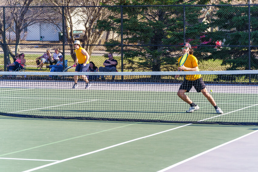 Hastings&rsquo; number two doubles Maddox Repke and Quinton Heiman played a close match but ultimately fell 6-4, 6-3.